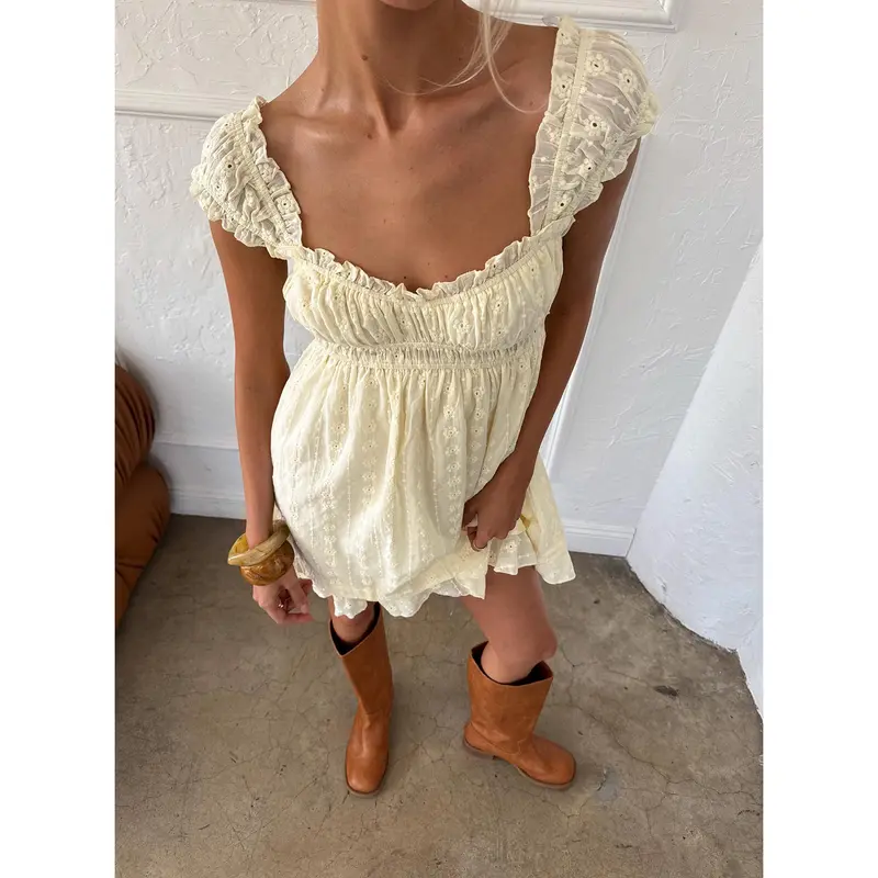 Laurita Shirred Mini Dress Brown Check - TikTok Shop Laurita Shirred Mini Dress Brown Check - TikTok Shop