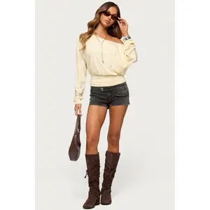 Bryan Denim Micro Shorts Bryan Denim Micro Shorts