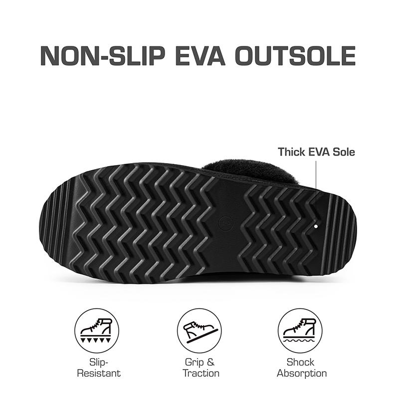 Dream Pairs FuzzyEasy Platform Slide Slippers – Faux-Fur Lining, Cloud-Cushion Footbed, Indoor/Outdoor