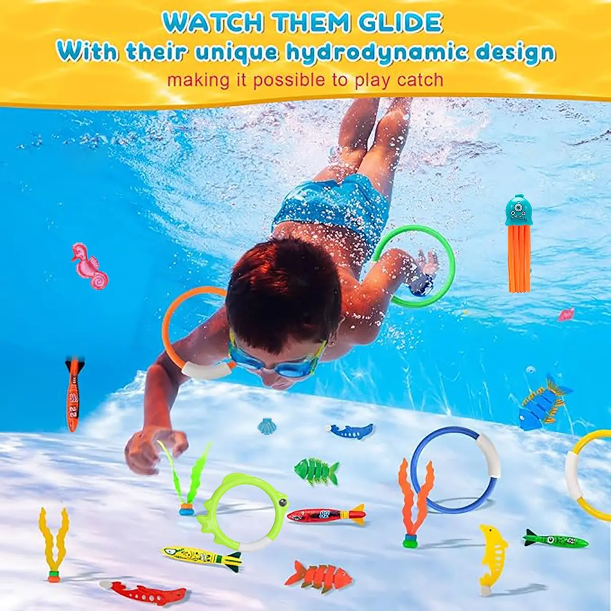 Swimming Pool Toys for Swimming Ability Training, Water Party Games, Summer Floating Toy, Pool Floatie, Pool Floaties, Swimming Floater, Ideal Gift for Swim Enthusiasts