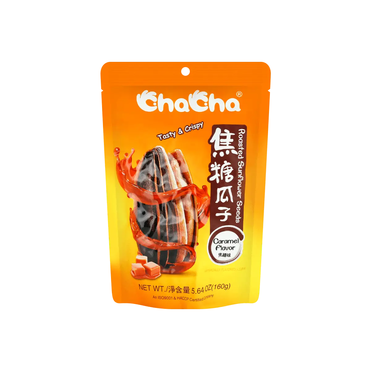 CHACHA Caramel Flavor Roasted Sunflower Seeds, 5.64oz