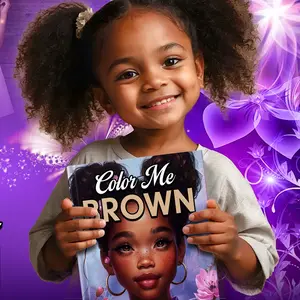 Color Me Brown: Sugar & Spice Coloring Book for Young Girls Empower & Uplift with Diversity Illustrations AI Enhanced Styles Strength Hair Textures
