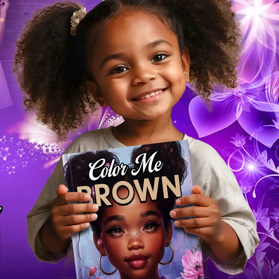 Color Me Brown: Sugar & Spice Coloring Book viral