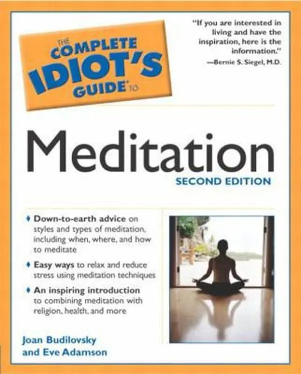 USED Book - The Complete Idiot's Guide to Meditation (2nd Edition) by Joan Budilovsky (Paperback) - english