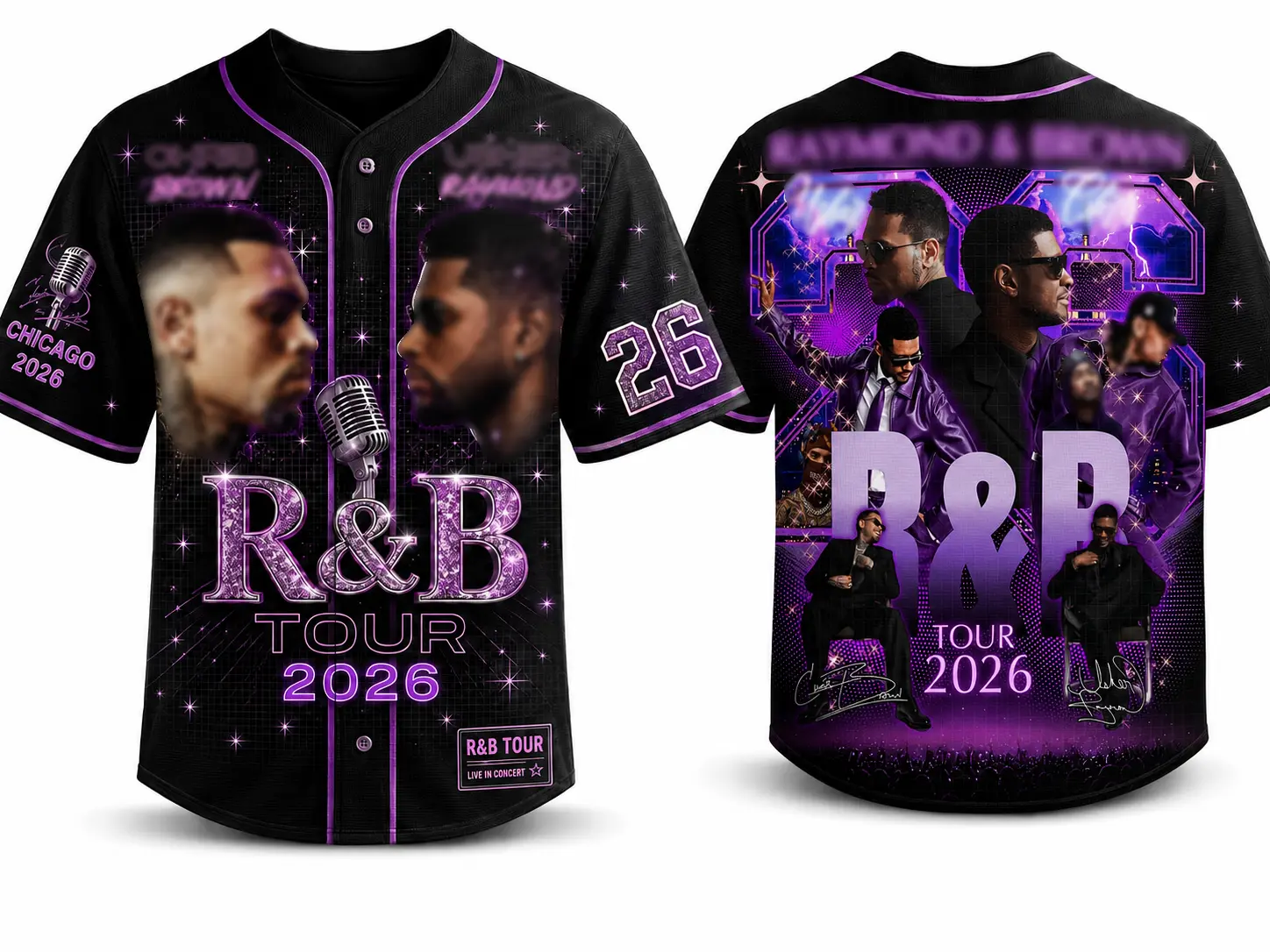 Two Legends Baseball Jersey Vintage Music Fan Shirt, Hip Hop & R&B Inspired Apparel, Concert Tour Baseball Jersey, Unisex Streetwear Outfit, Gift for Music Lovers