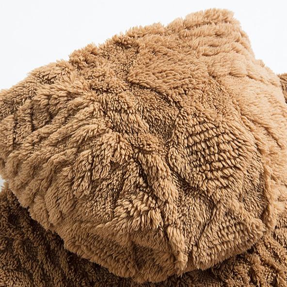 Men's Autumn And Winter Fleece Lined Thickened Jacket Trendy Versatile Pullover Men's Warm Hooded Windproof Coat