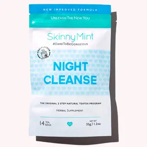 Night Cleanse Evening Tea to help with rejuvenation with a restful nights sleep. All natural ingredients to help with bloating and relief.