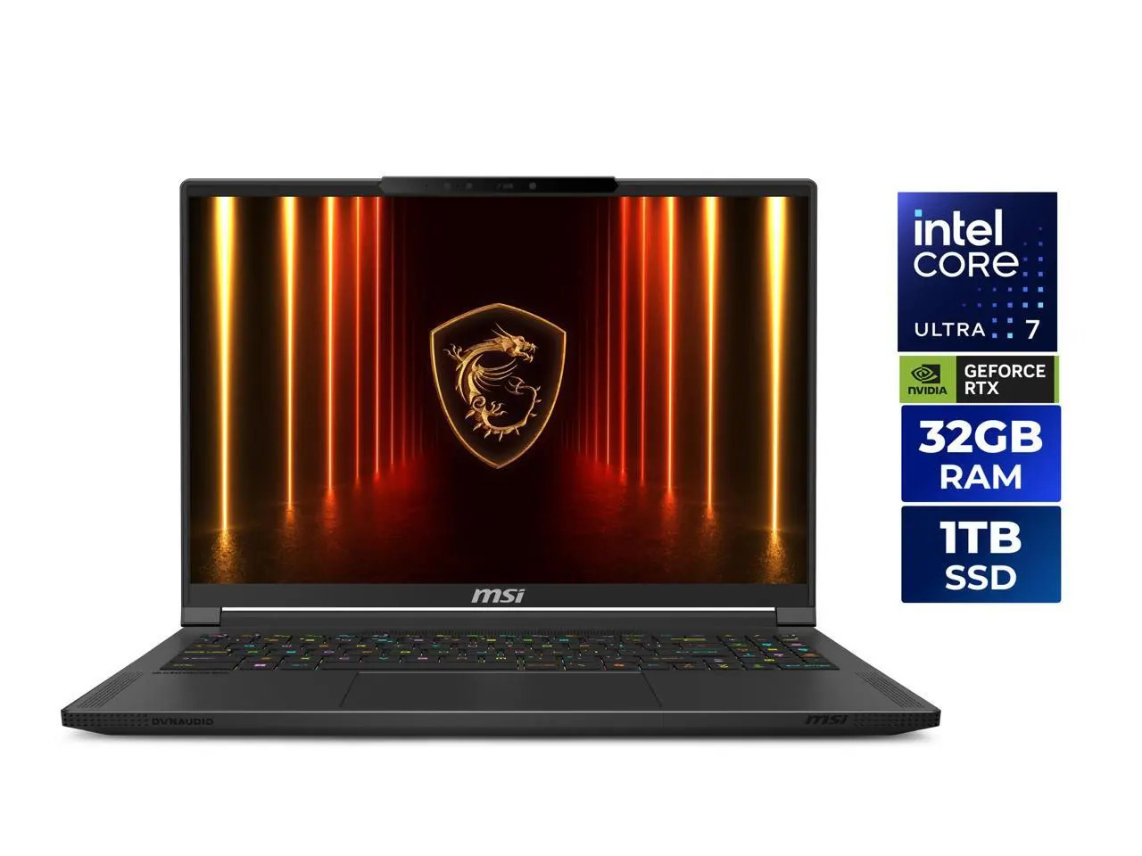 MSI Stealth 16 AI - 16" 240 Hz OLED Display - GeForce RTX 5060 Laptop GPU - Intel Core Ultra7-255H - 32GB DDR5 - 1TB NVMe SSD - Win 11 Home (Stealth 16 AI A2HWFG-041US )