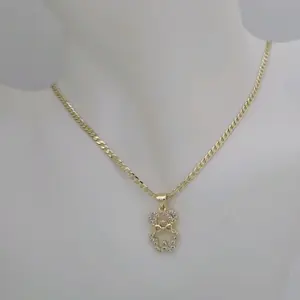 cadena #196 delgada y dije osito 622 unisex