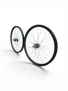26" Heavy Duty Spoke Wheelset Rims 100x135MM 36x10G, Double Layer Alum Alloy Bike Wheel Set