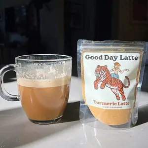 Good Day Latte Tumeric Latte Mix - Turmeric Infused Coffee Blend for Morning & Afternoon Pick-Me-Up