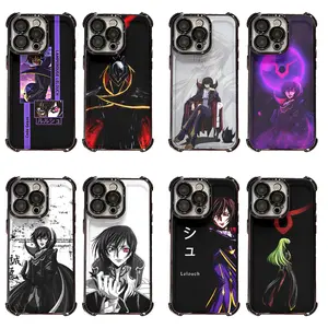 Code Geass Lelouch Zero Anime Art Phone Case for iPhone 17 16 15 14 13 12 11 Pro Pro Max Plus Perfect for Christmas Birthday Holiday Gifts