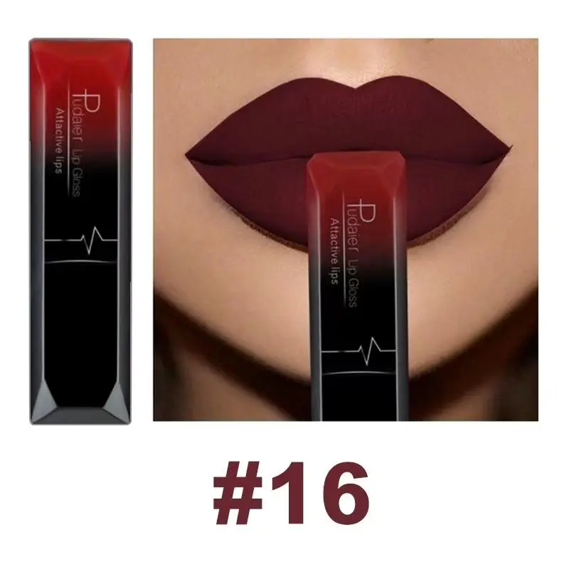 Matte Lip Gloss 21 Colors, Long-Lasting Non-Sticky Lipstick, Easy Application, Enhances Skin Tone, Universal Shade, Perfect for All Skins