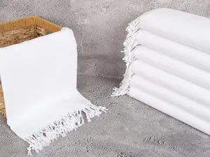 White Turkish Towel, Personalized Peshtemal, Monogram Hand Towel, Handmade Cotton Wedding Gift