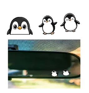 Cute Anime Penguin Car Stickers – Cute Kawaii Vinyl Decals for Cars, Windows, Bumpers, and Laptops – Waterproof, Weather-Resistant, and Decorative Stickers. Penguin auto decal and stickers