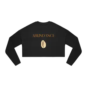 Abundance sweat crop- Women's Cropped Sweatshirt