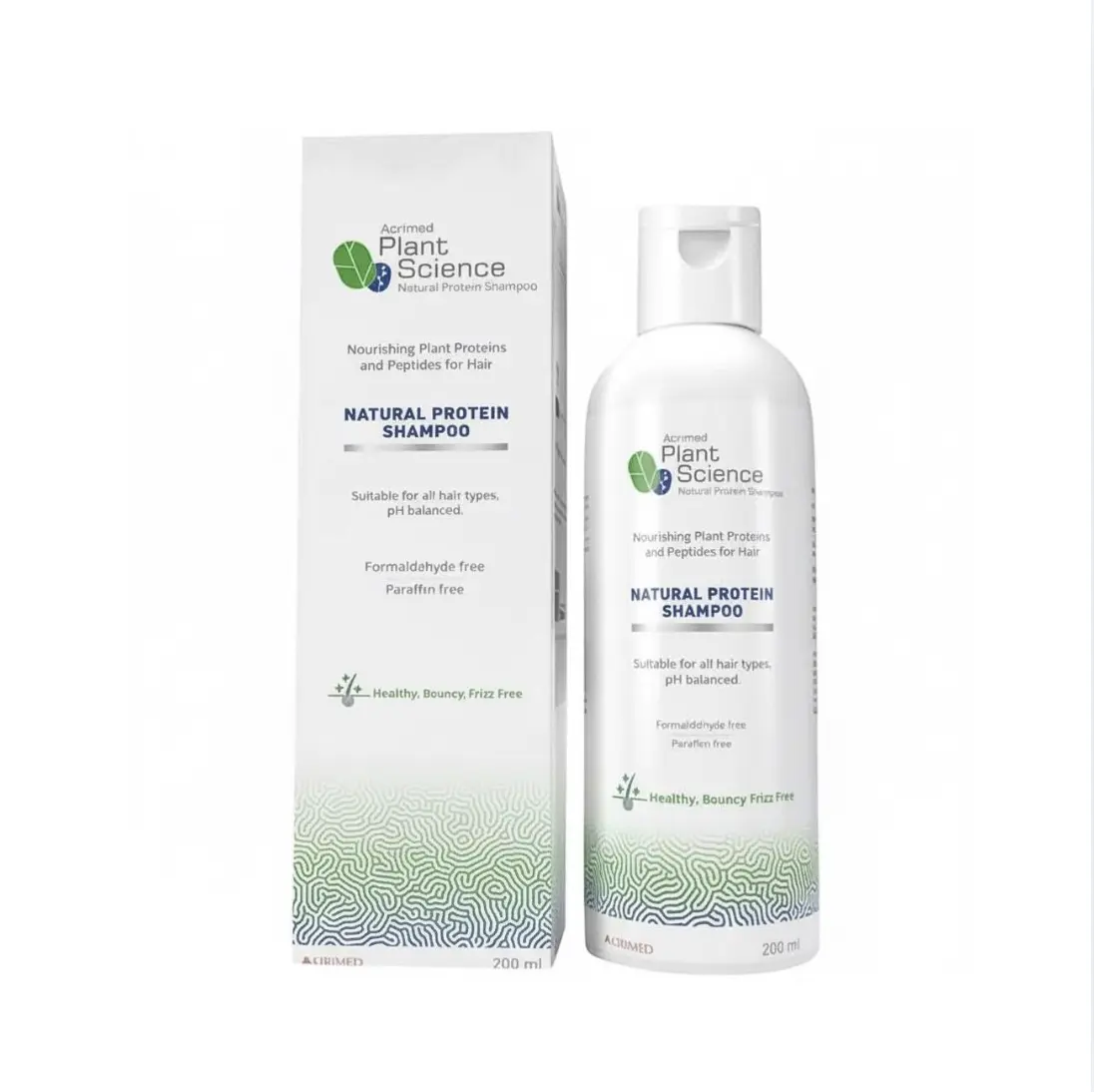 Atrimed Plant Science Protein Shampoo with Aloe Vera, Mung Bean, Wheat Protein for Hair Volume, Strengthening, Thickening, Nourishment