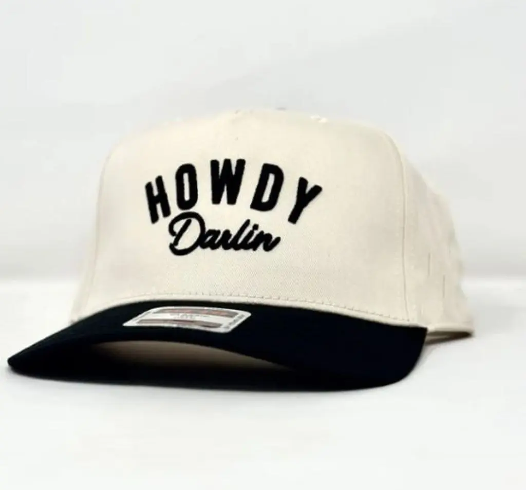 Howdy Darlin Embroidered Hat, Viral Dad Hat,  Trending Hat, Embroidered Baseball Cap, Embroidered Trucker Hat, Trucker Hat With Embroidery