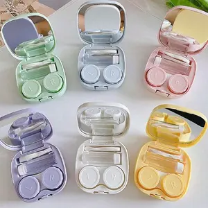 1 PC Compact Storage Solutions: Stylish Cases with Built in Mirror, Premium Tweezers, Handy Tools & Mini Travel Bottles