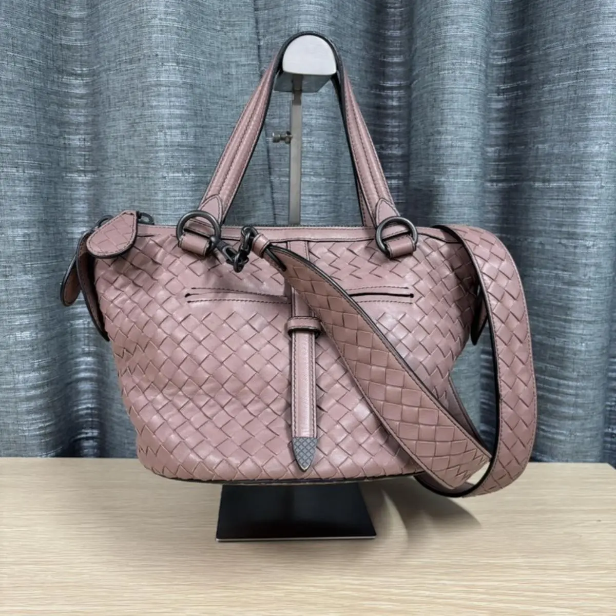 Pre-owned Bottega Veneta As Shown Shoulder Bags Bottega Venetian Blush Pink tote bag 30526