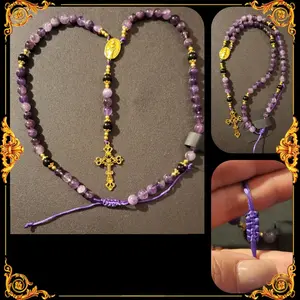 Adjustable Crystal Beaded Rosary