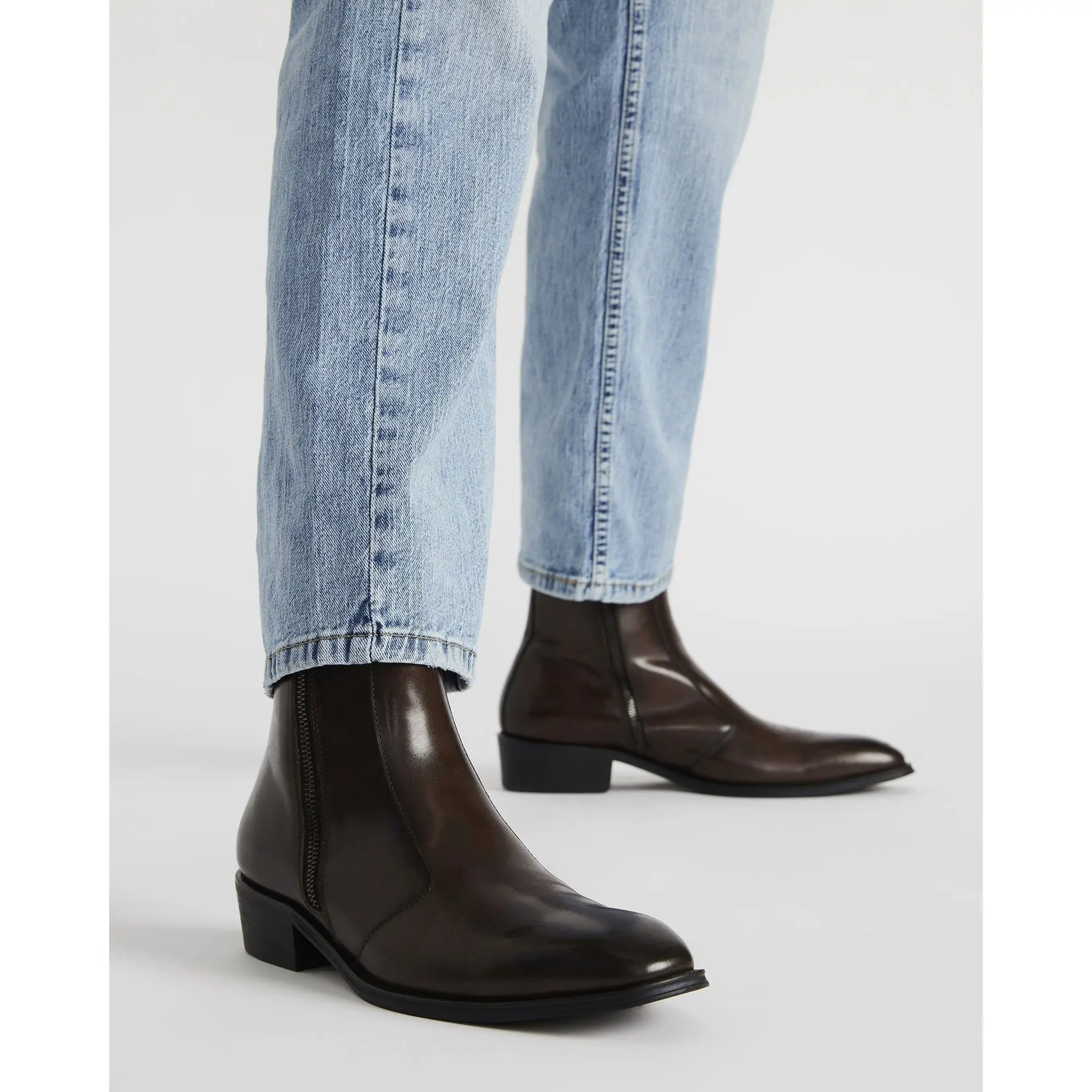 Steve Madden HAYNES BROWN LEATHER - TikTok Shop