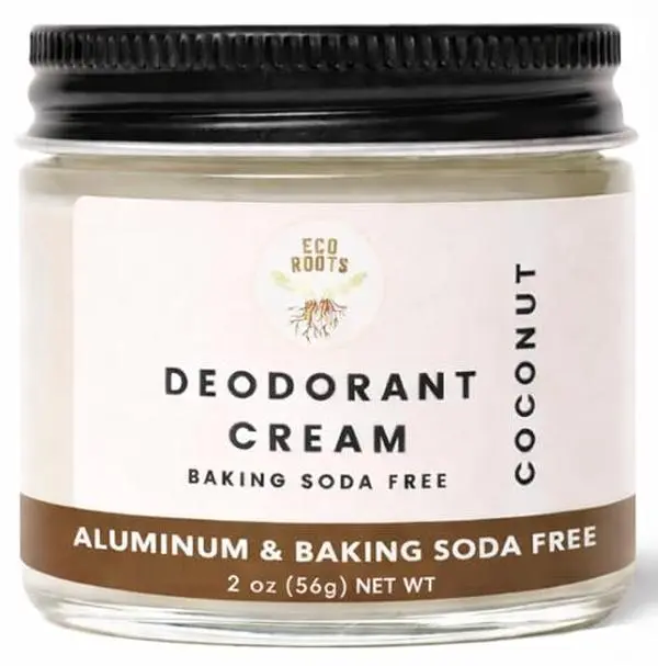 Natural Deodorant for Women & Men | Organic Deodorant Cream Non Aluminum | Baking Soda Free Healthy Deoderant for Body & Private Parts | All Vegan Pit Paste Zero Sweat | Coconut Scent