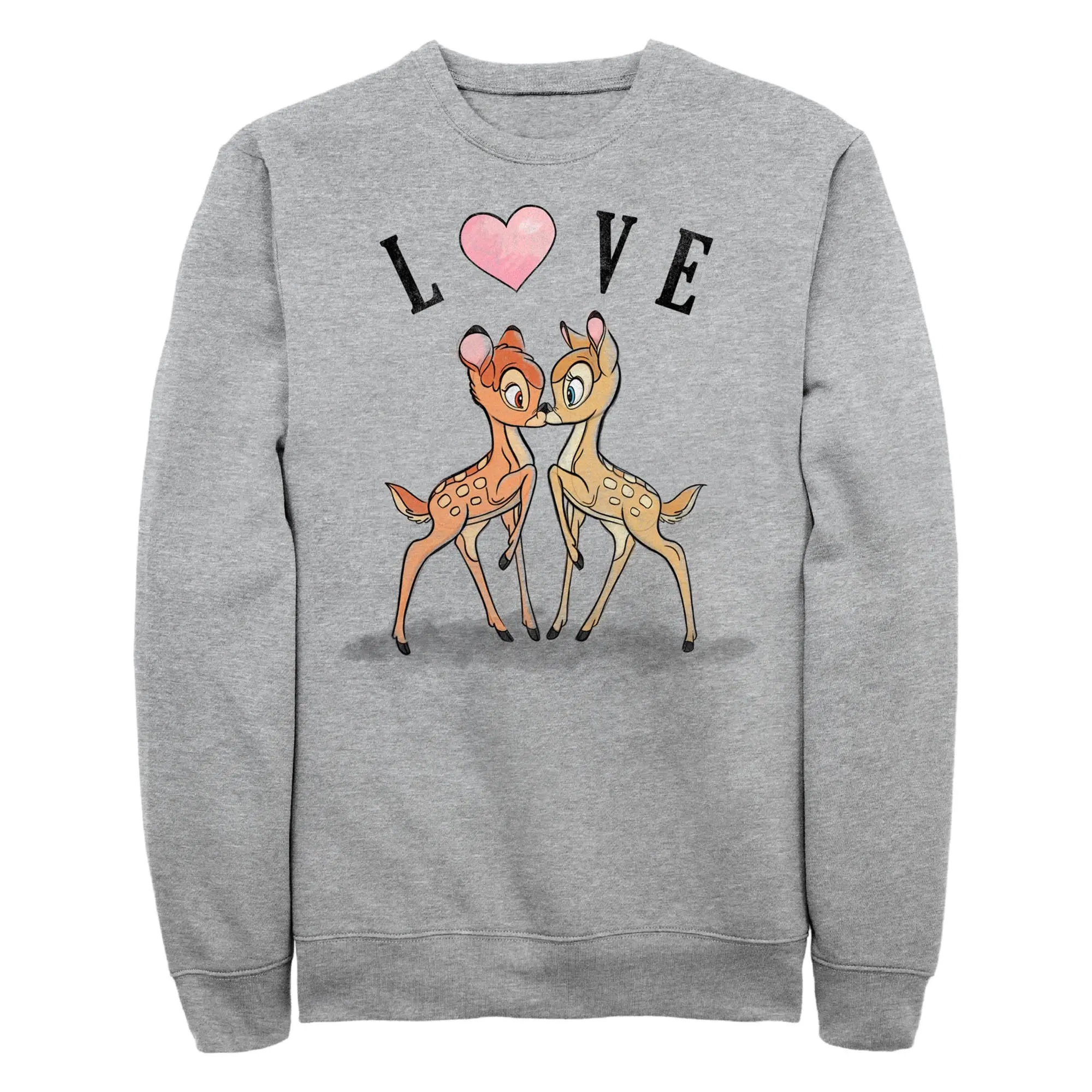 Men's Bambi Valentine's Day Bambi and Faline Love Sweatshirt