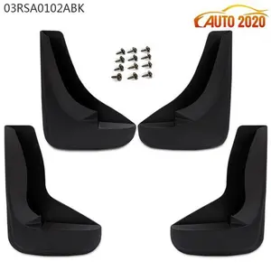 Fit For Black Front Rear  Fit For Chevy Universal Car Splash Guards Mud Flaps Mudguard Hardware