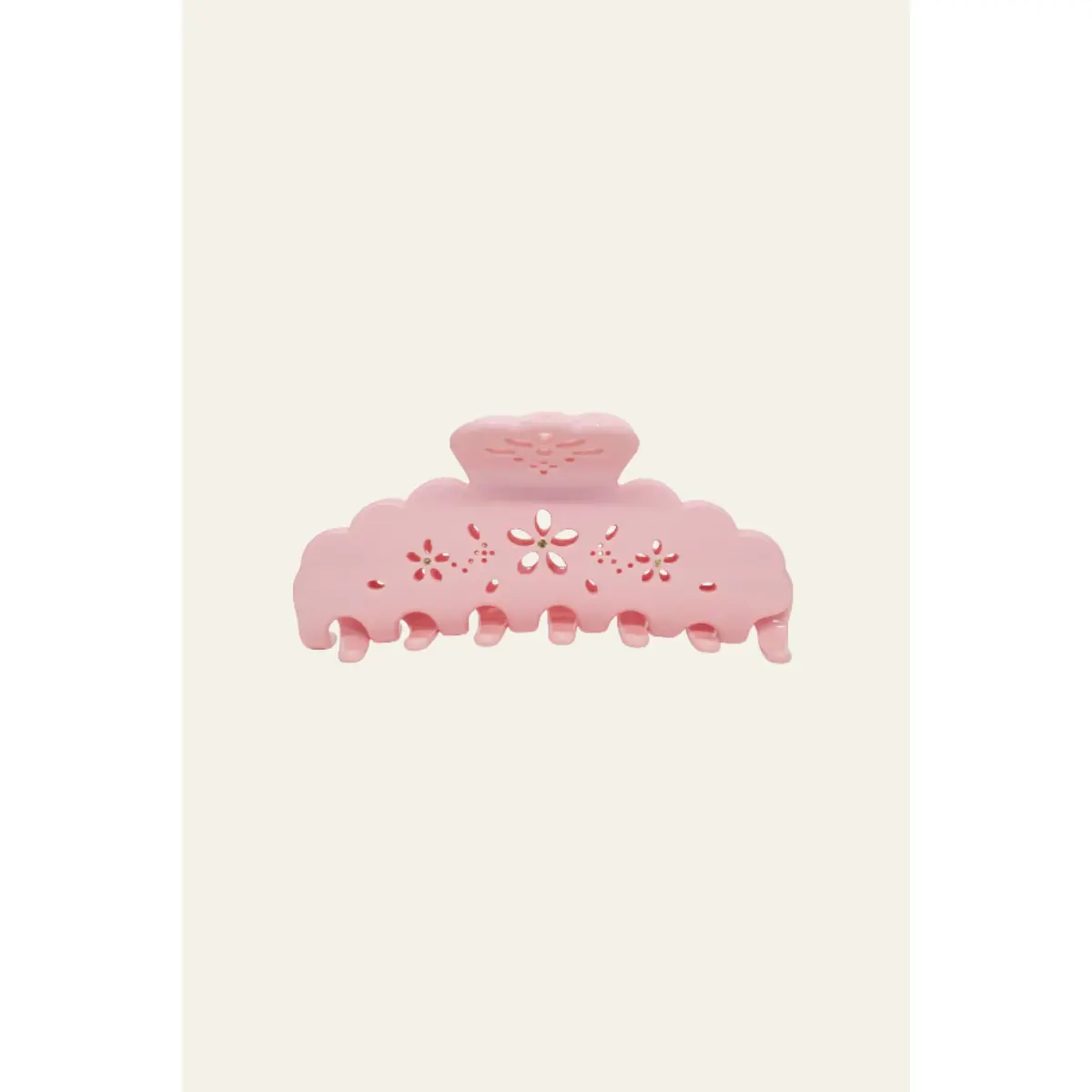 Big Effing Clip in Rose Fleur Eyelet