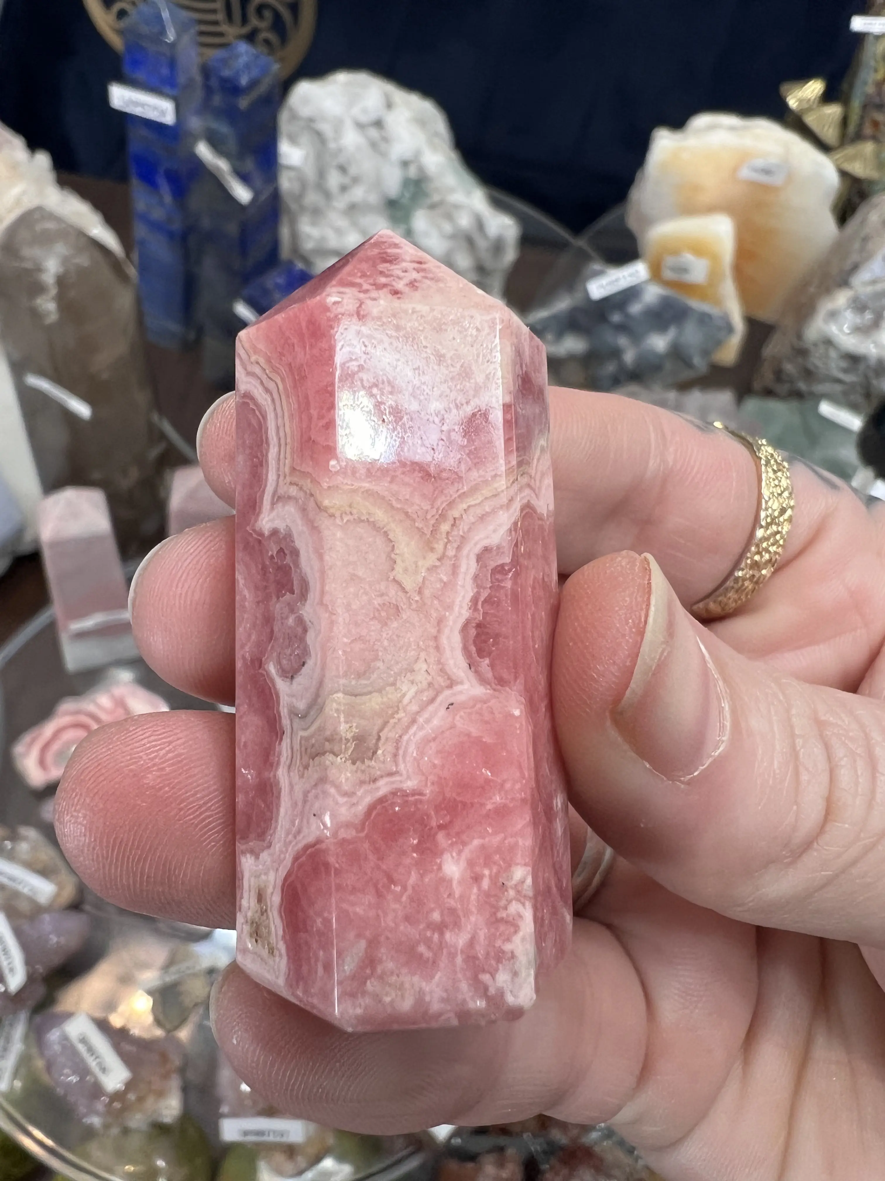 Gel Rhodochrosite Crystal - Argentina