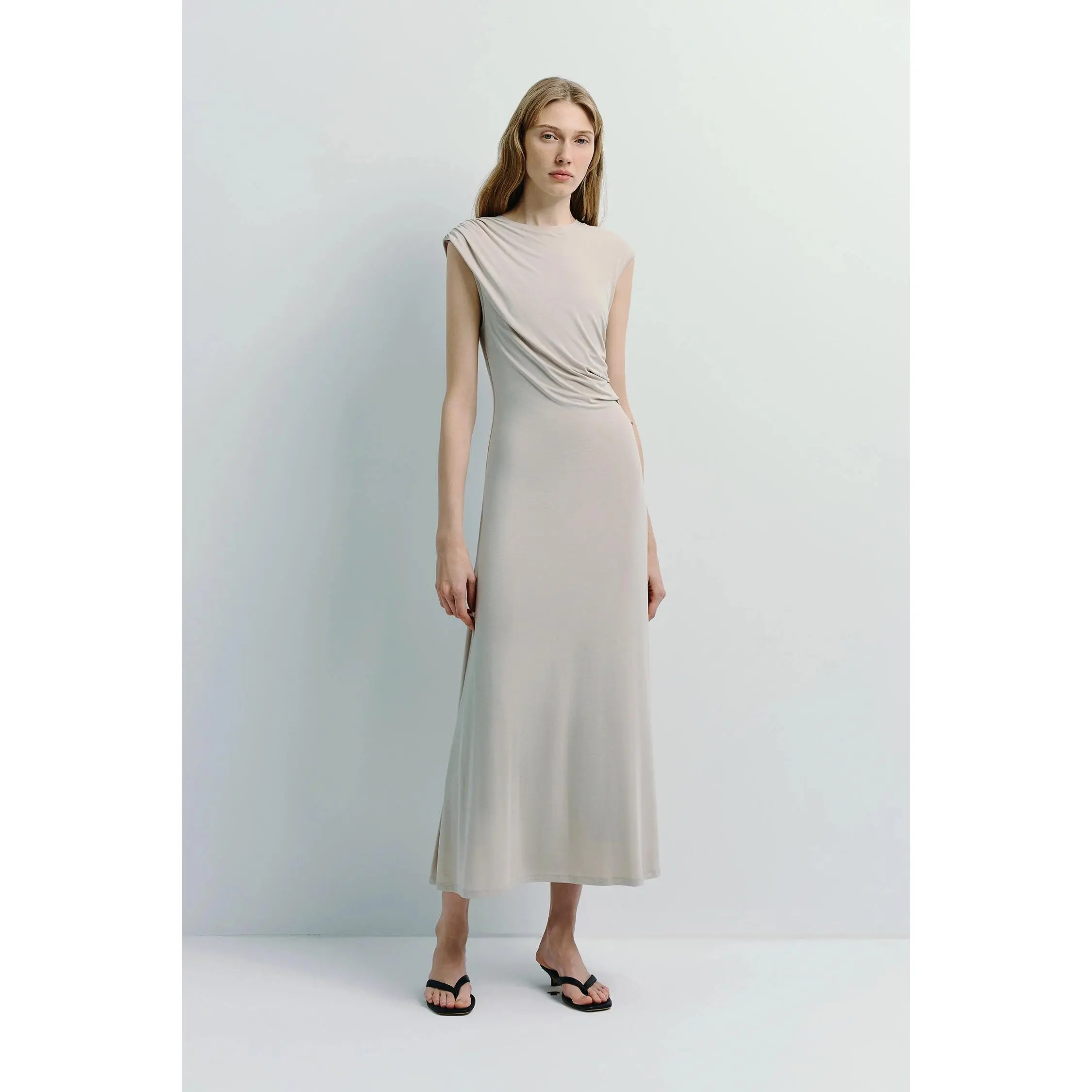 Gianna Cupro Midi Dress