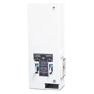 Hospital Specialty Co. Dual Sanitary Napkin/Tampon Dispenser-Coin Operated-Metal-10 x 7.25 x 24-White