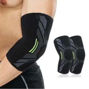 Nylon Knitted Elbow Joint Sleeve for Men & Women Arm Protection Sleeve for Tennis Sports Fitness Badminton