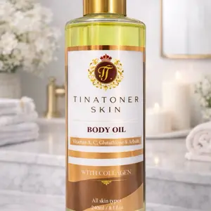 TINA TONER body glowing oil. 8 oz