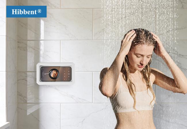 【Free delivery】Hibbent Shower Phone Holder Waterproof - 480° Rotatable Retractable Adjustable Shower iPhone Case Holder, Bathroom Wall Phone Mount Stand Water Proof Anti Fog, Accessories for 4-7" Cellphones 【Free delivery】Hibbent Shower Phone Holder Waterproof - 480° Rotatable Retractable Adjustable Shower iPhone Case Holder, Bathroom Wall Phone Mount Stand Water Proof Anti Fog, Accessories for 4-7" Cellphones