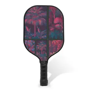 Pinstripe Palms Pickleball Paddle Carbon Fiber Pickleball Paddle