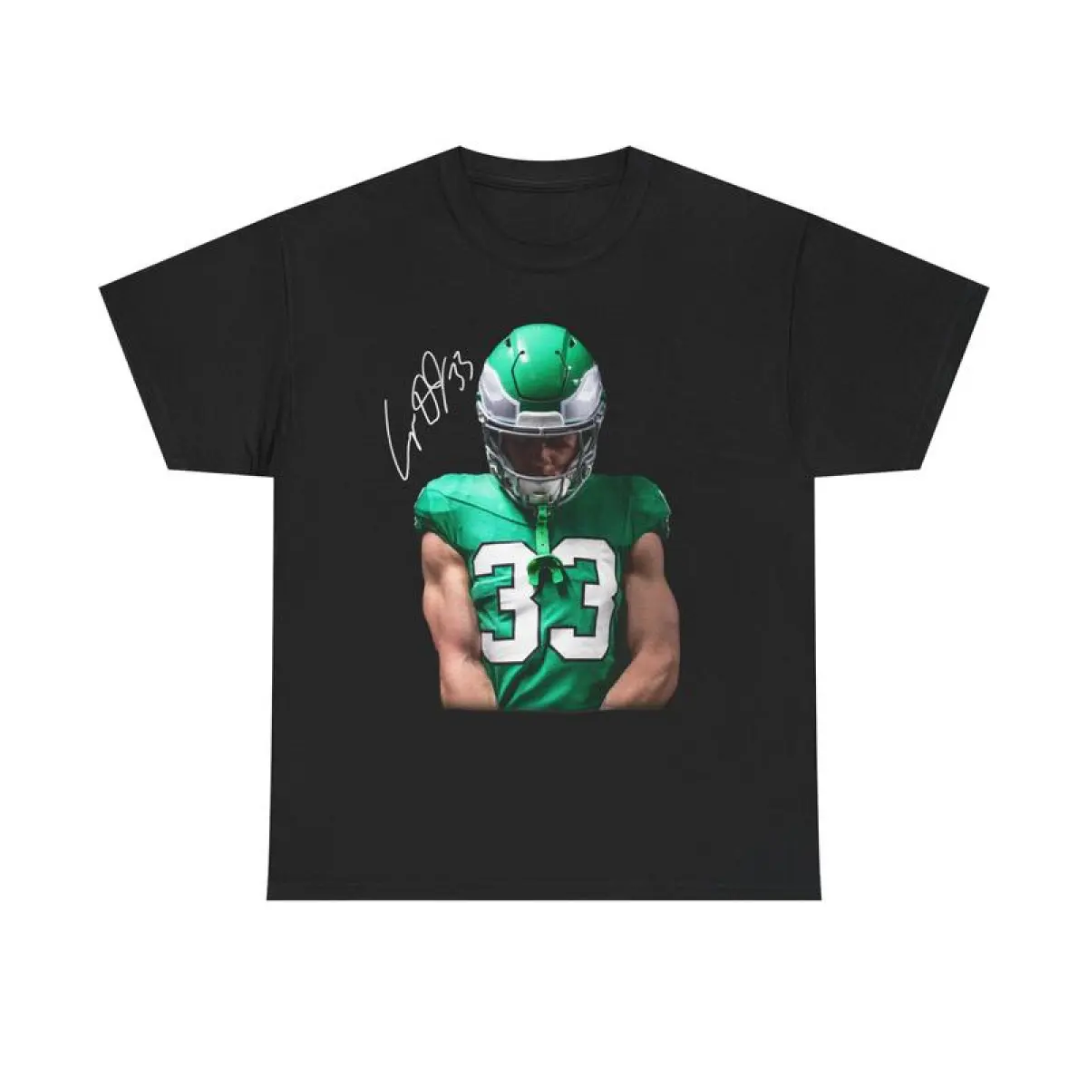 🏈🔥Men's Graphic Tee, Cooper DeJean Print T-Shirt, Soft Casual Crew Neck Streetwear Top for All-Season Layering, Layer
