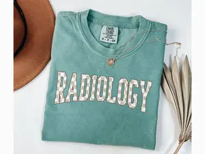 Comfort Colors Radiology Shirt, Retro Rad Tech Tshirt, Radiologic Technologist Graduation Gift, Radiology Department Shirts, Checkered Rad Tech Tee Cotton Fabric Top Womenswear