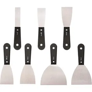 7 PCS Drywall Tools,Putty Knife Scraper Tool,Stainless Steel Paint Scraper Spackle Knife,Drywall Scraper Spackle Taping Knife For Spreading Drywall Spackle Mud, Taping,Repairing wall.