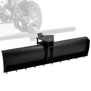 [TOP RATED - FLASH SALE] Garvee ATV/UTV 3-Position Blade, Impact Implements Scrape Blade, 5 Adjustable Angles, Universal Compatibility with 2 inch outer diameter Receivers, Driveway Grader, Dirt Ground Leveler, Snow Plow Kit