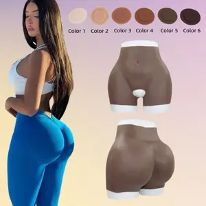 silicone butt-lifting pants, women's crotchless pants, artificial butt pad shaping pants, plus-size cosplay costume for African women,Soft lingerie for days, all sizes available,plus size fashion,Seamless Body Contour UnderCurve open crotch shapewear