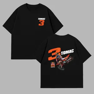 Retro Eli Tomac Motocross Rider Gildan T-Shirt, Vintage Dirt Bike Racing Graphic Tee, Offroad Champion Inspired Shirt, Casual Cotton Streetwear Top, Gift for Motocross Fans