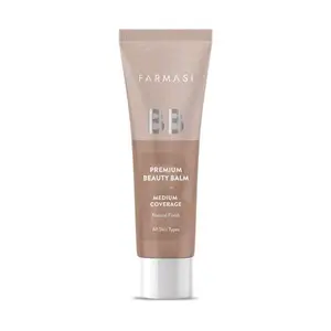 Farmasi BB Premium Beauty Balm 02 Light to Medium for All Skin Types with Natural Finish and Medium Coverage