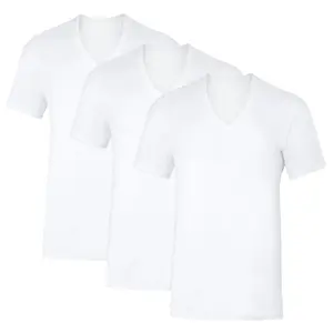 Hanes Men's Sweat Block V-neck Tee White 3-pack Underwear Multi Pack Comfortable Fit Soft Stretch Fabric Breathable Swtvn3