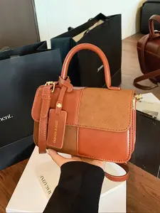 Women's Holiday Style PU Leather Shoulder Bag, Zipper and Magnetic Closure, Fashionable Durable Handbag for Casual Parties Shopping Business, Cross Body Bags, Casual Crossbody Bags