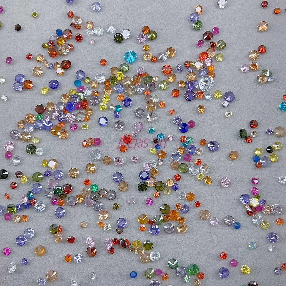 AAAAA Mini Round Zircon Artificial Diamond Mixed Colors Jewelry Making Gems DIY Decoration