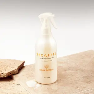 Sexapeel Exfoliation Spray for Face & Body | Glycolic Acid Gommage for Dry Skin, Ingrown Hairs & Dull Texture | Gentle Exfoliation Scrub by Sonia Roselli Beauty