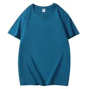 180GSM Cotton Oversized T-Shirt for Couples, Summer Loose Short Sleeve Tee