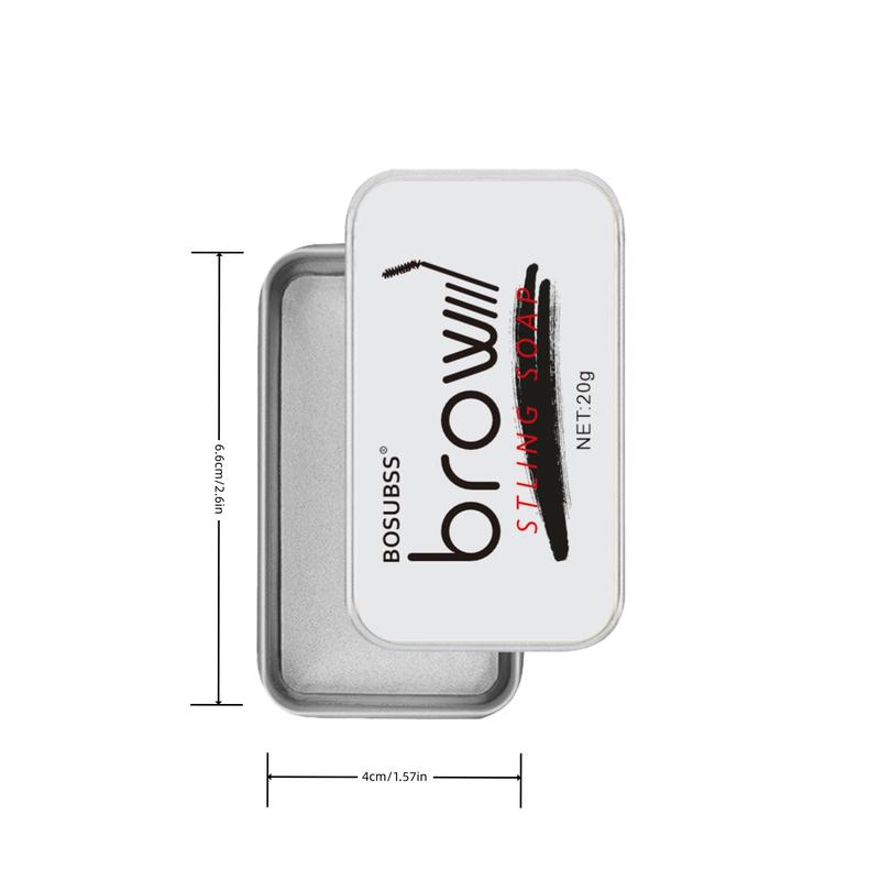 Hitworker Eyebrow Cream Soap, Long Lasting Natural Dye, Waterproof Eyebrow Gel, Refreshing Lash Primers, Transparent Brow Styling Wax, 1pc